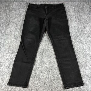 Calvin Klein Jeans Jegging Pants Womens 16 Black Skinny Stretch Denim